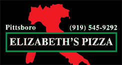 Desktop Screenshot of elizabethspizzapittsboro.com